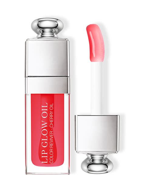 dior cherry lip glow oil.